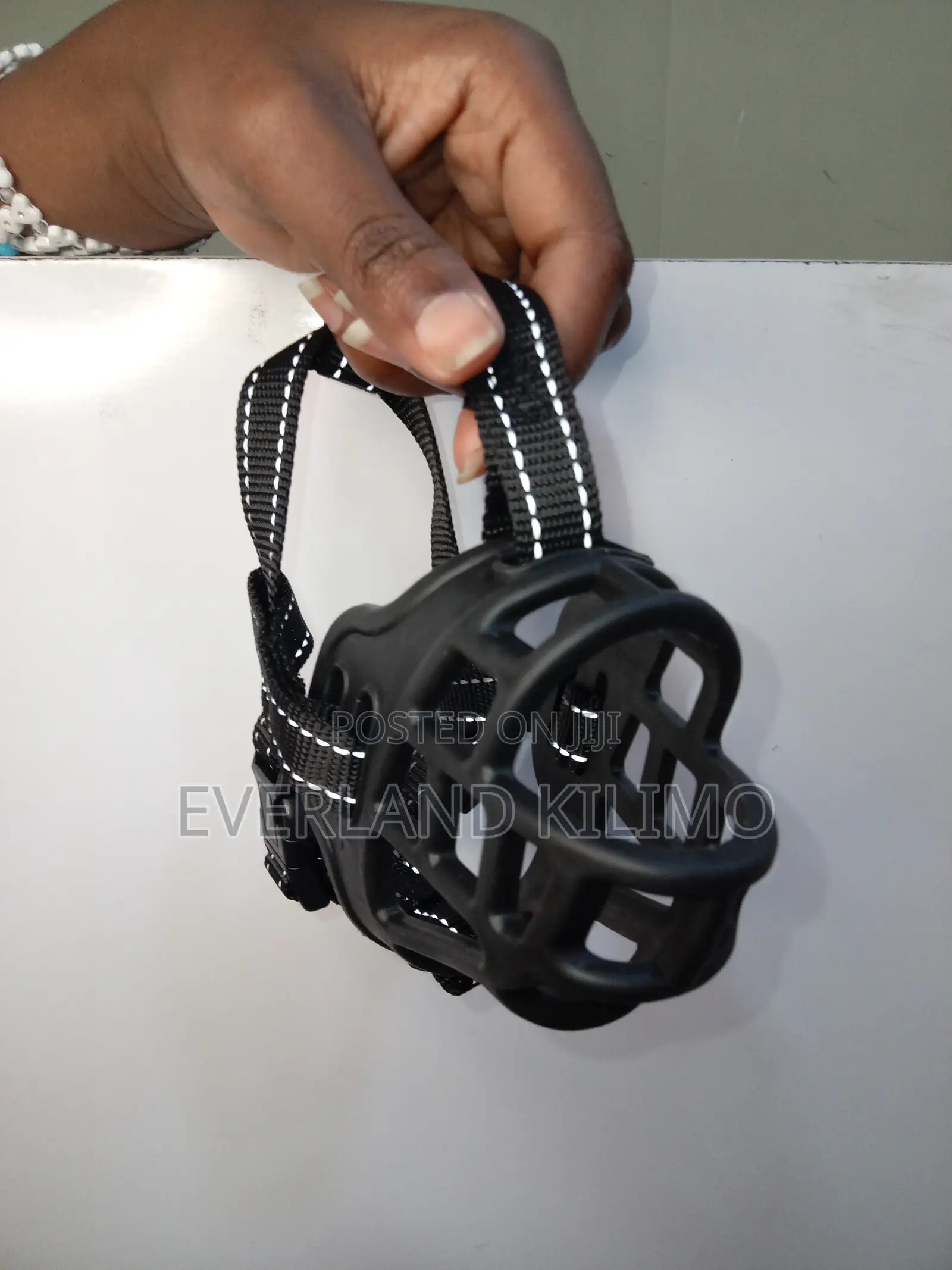 Small Custom Fit Dog Muzzle - Black