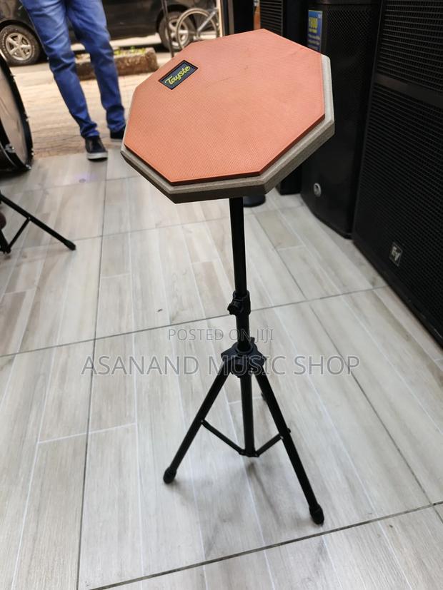 Drum Practice Pad With Stand | Silent Training Pad - thumbnail 2