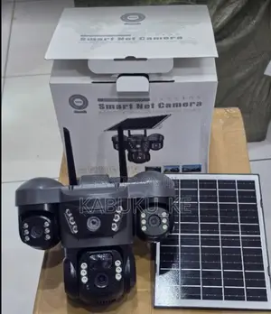 Triple Lens 4g Solar CCTV Camera