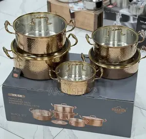 Gold Stainless Sufuria