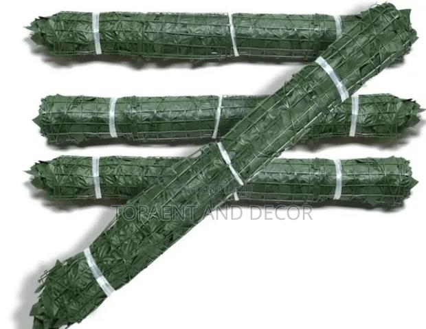 Artificial Balcony Green Leaves Fence - main view