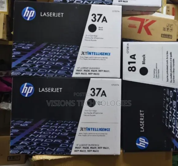 Hp37a Boxed Toner for MFP M607n