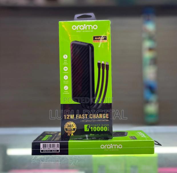 Oraimo Powerbank 
10000mah