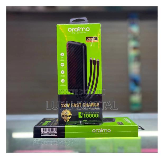 Oraimo Powerbank 
10000mah - thumbnail 2