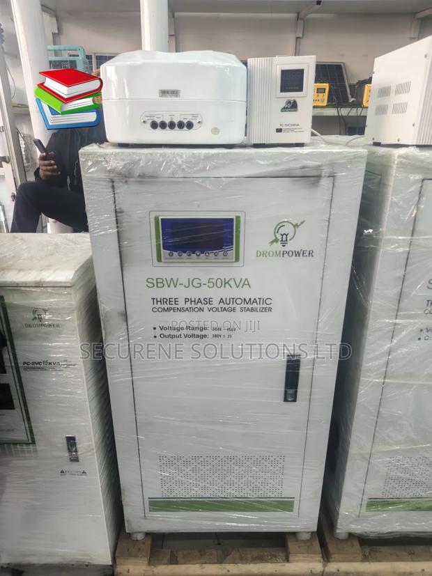 Automatic Voltage Stabilizer 3 Phase Digital Display 50kw