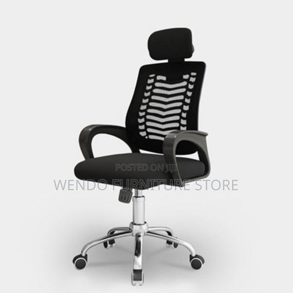 Office Chair : Ergonomic Black Mesh Office Chair - thumbnail 2