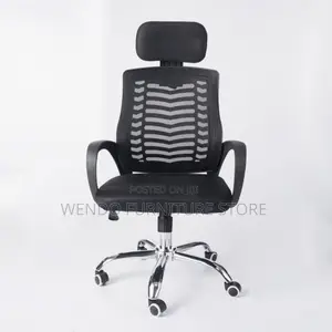 Office Chair : Ergonomic Black Mesh Office Chair