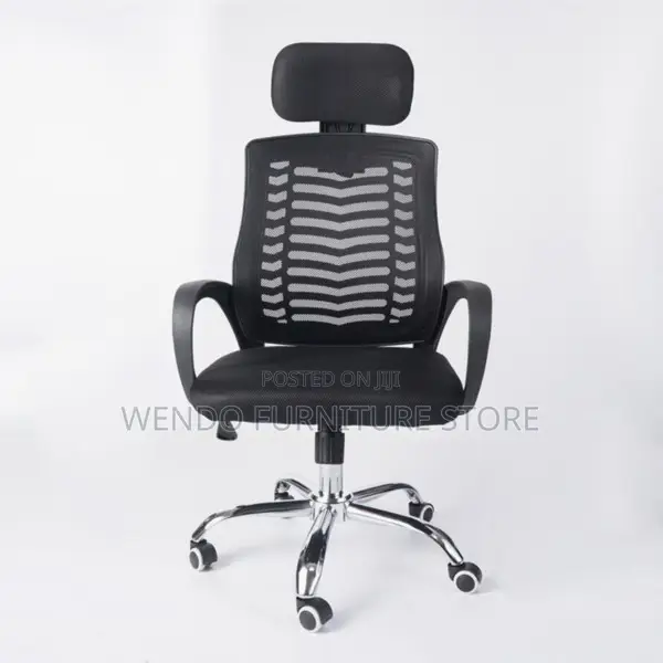 Office Chair : Ergonomic Black Mesh Office Chair