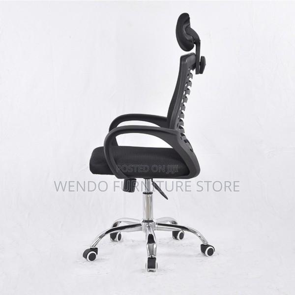 Office Chair : Ergonomic Black Mesh Office Chair - thumbnail 5