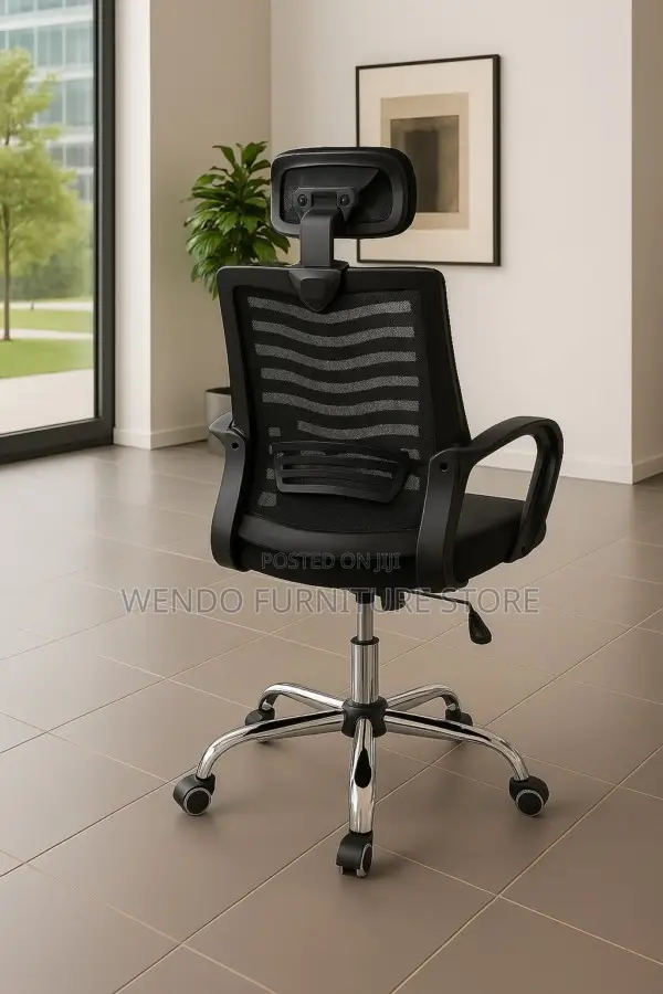 Office Chair : Ergonomic Black Mesh Office Chair