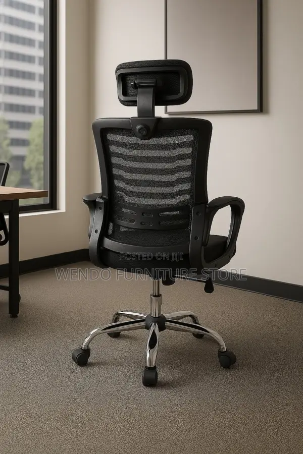 Office Chair : Ergonomic Black Mesh Office Chair