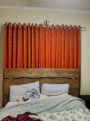 Heavy Orange Colour Curtains