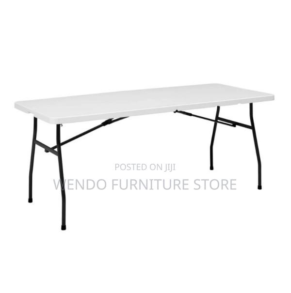 Office Table : Home Source 6ft Folding Trestle Table - thumbnail 2
