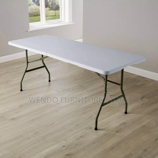 Office Table : Home Source 6ft Folding Trestle Table - thumbnail 4