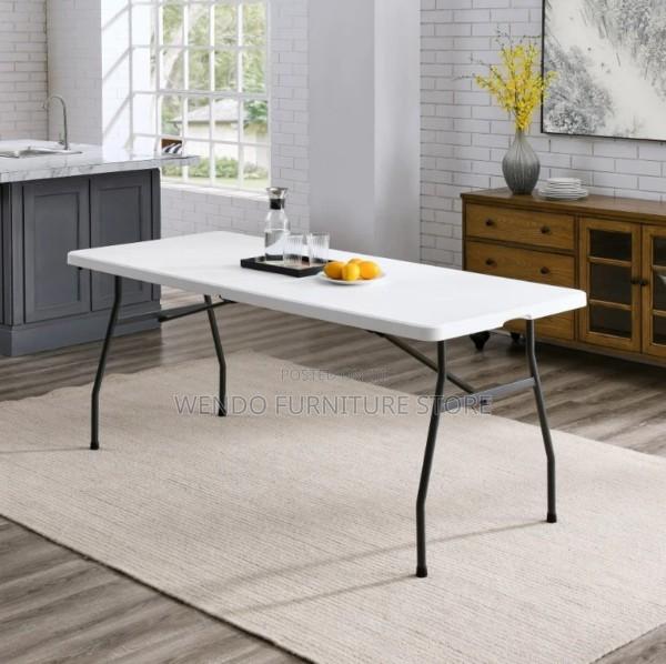 Office Table : Home Source 6ft Folding Trestle Table - thumbnail 6