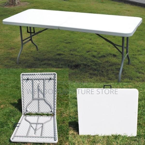 Office Table : Home Source 6ft Folding Trestle Table - thumbnail 9