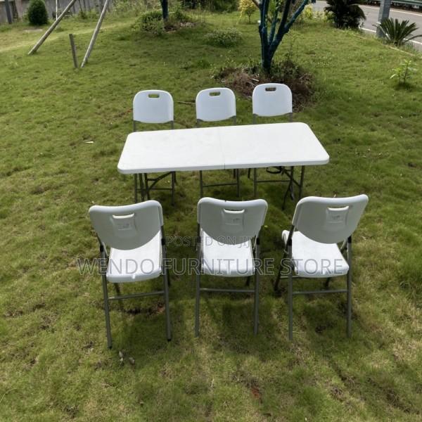 Office Table : Home Source 6ft Folding Trestle Table - thumbnail 12
