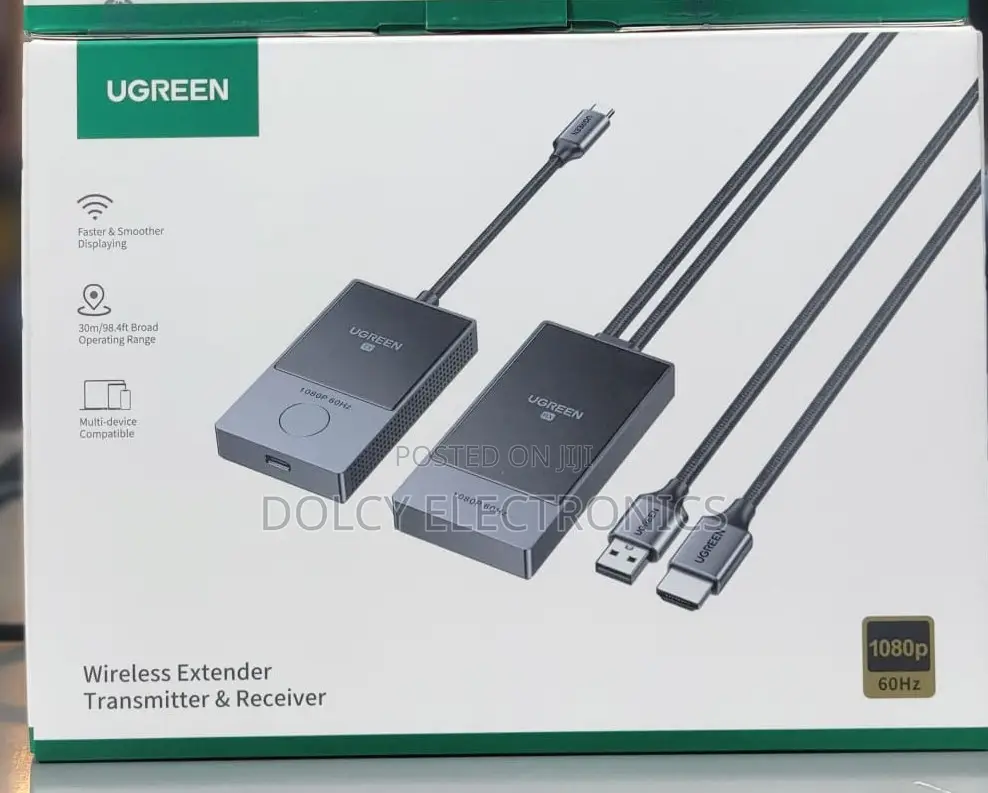 U Green Cm737 Wireless Hdmi 1080p 60hz Transmitter and Receiver