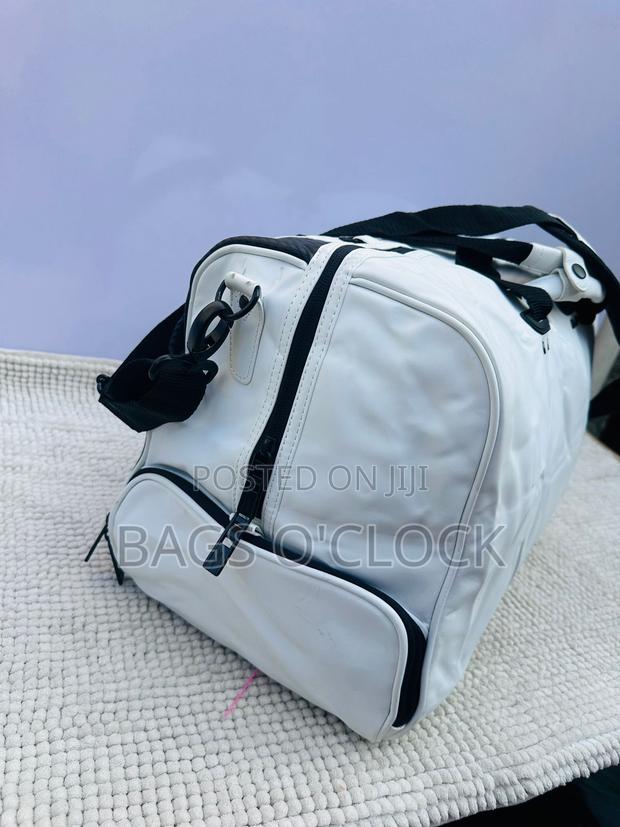 Titleist Golf Travel Duffle Bag With Shoe Compartment - White/Black - thumbnail 4