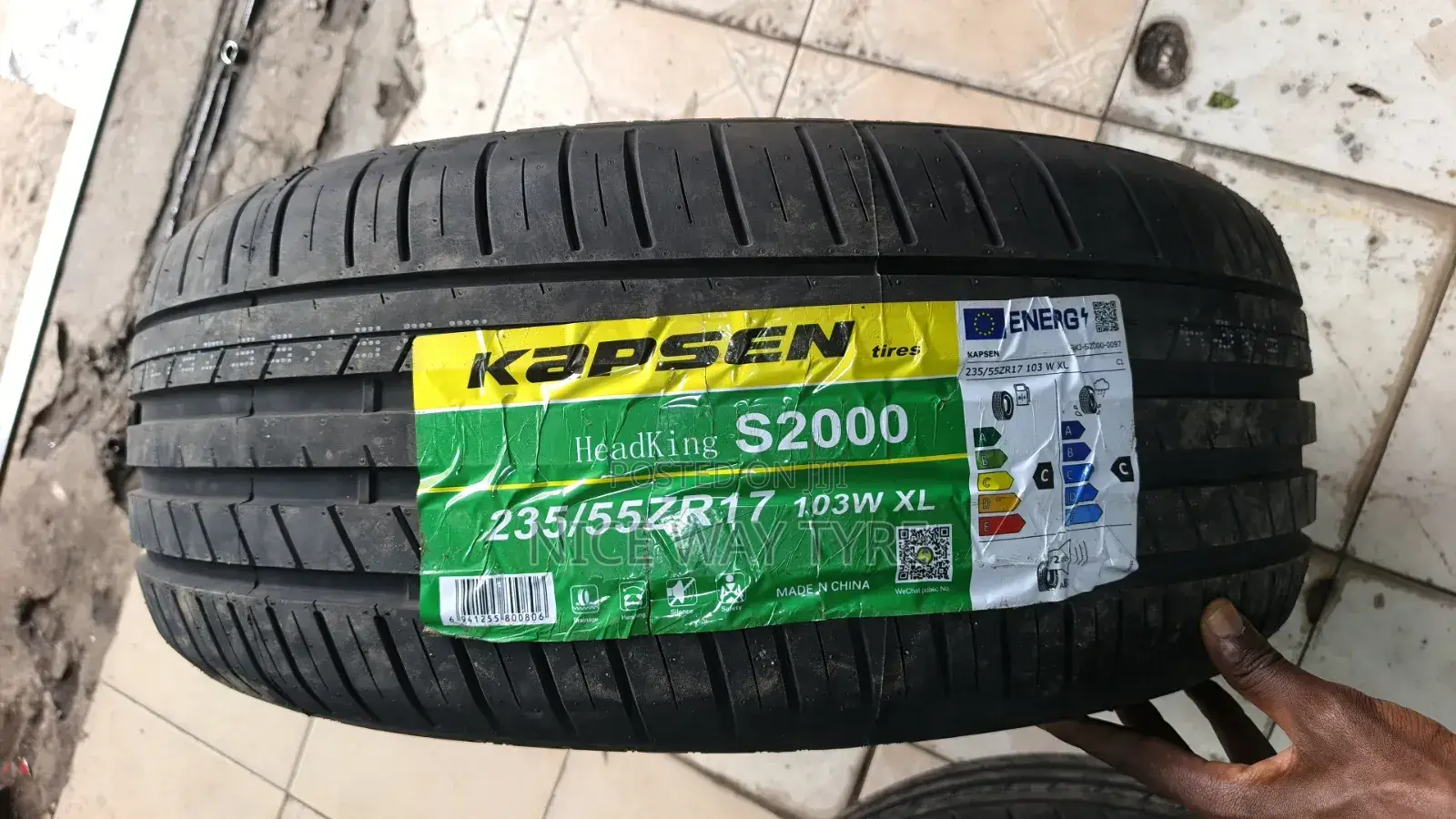 235/55r17 Kapsen