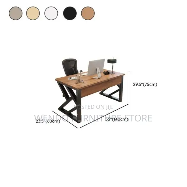 Office Desk : 1200mm Wooden Computer Table
