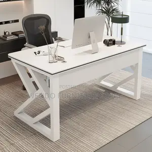 Office Desk : 1200mm Wooden Computer Table