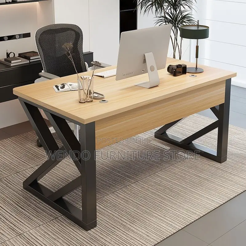 Office Desk : 1200mm Wooden Computer Table