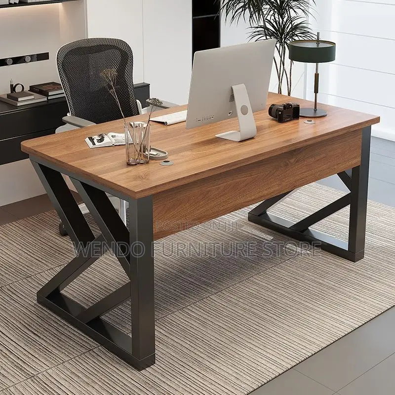 Office Desk : 1200mm Wooden Computer Table