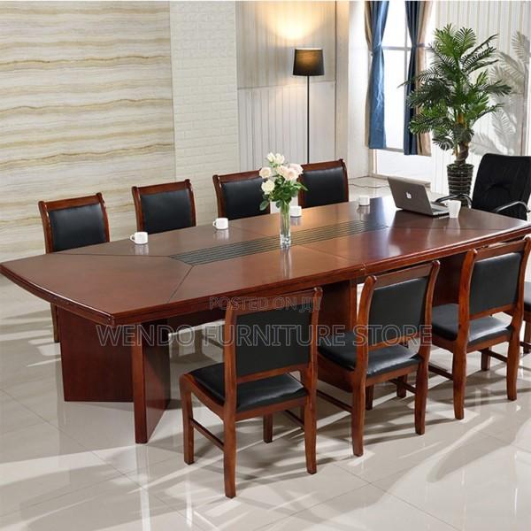 Office Table : 2.4large Boardroom Table Featuring-Rich Mahogany Finish - thumbnail 10
