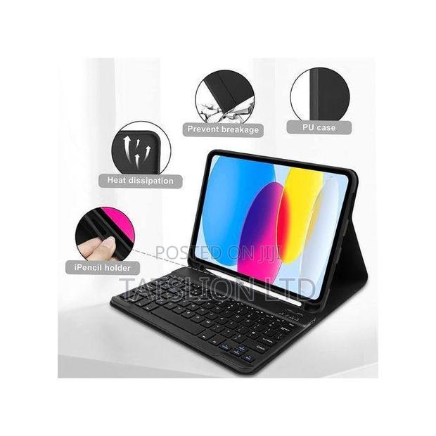 Samsung Tab A8 10.5 Keyboard Case Which Have a Slot Pen Holder - thumbnail 2
