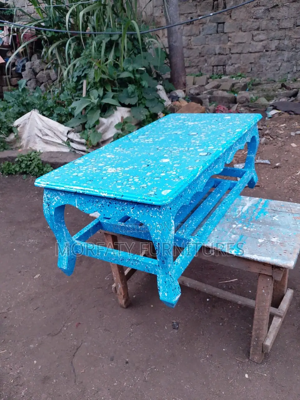 Blue Coffee Table