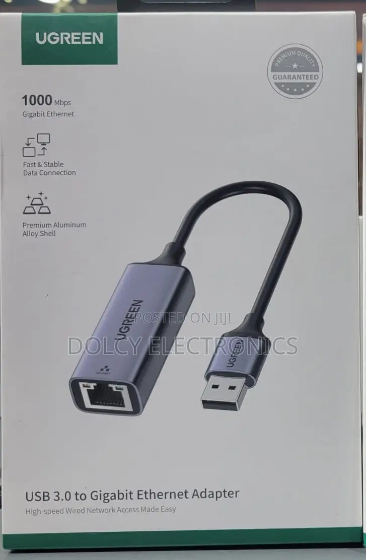 U Green Cm199 Usb C 3.1 Gen 1 to Gigabit Ethernet Adapter