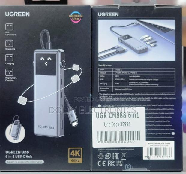 Ugreen Cm888 6 in 1 Uno Docking Station.