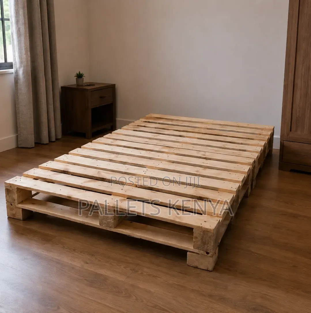 4×6 Pallet Bed – Wooden Affordable, Strong Space-Saving.