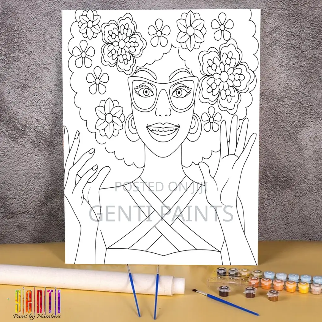 Pre Drawn Canvas 40x30 Paint by Numbers