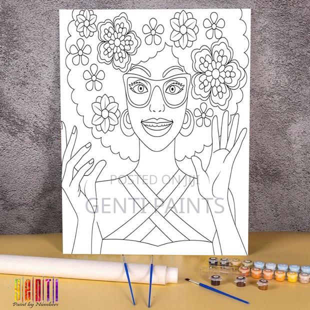 Pre Drawn Canvas 40x30 Paint by Numbers