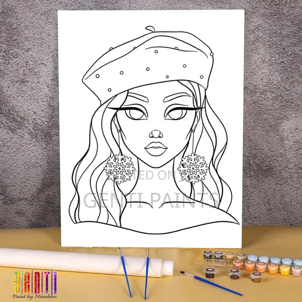 Pre Drawn Canvas 40x30 Paint by Numbers