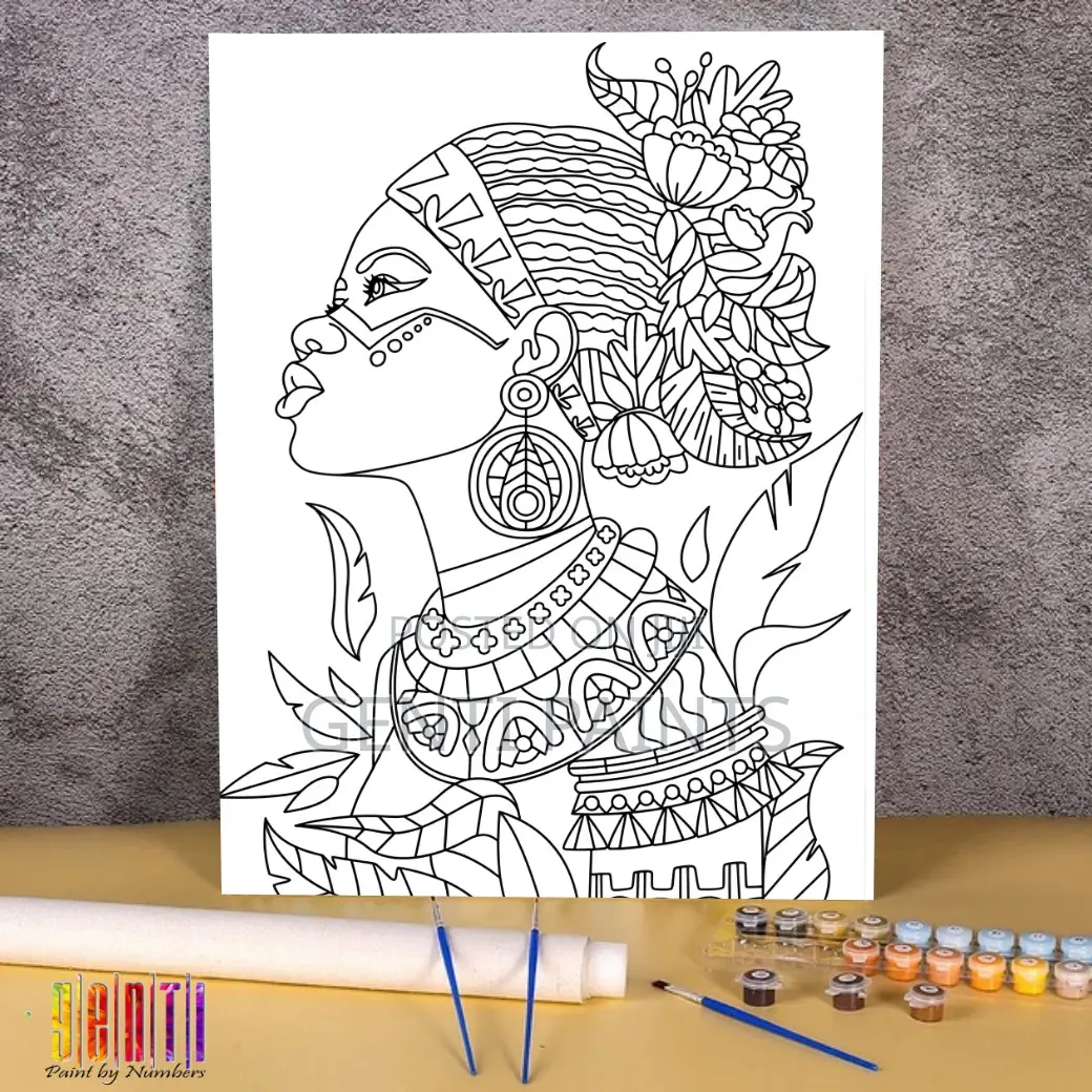 Pre Drawn Canvas 40x30 Paint by Numbers