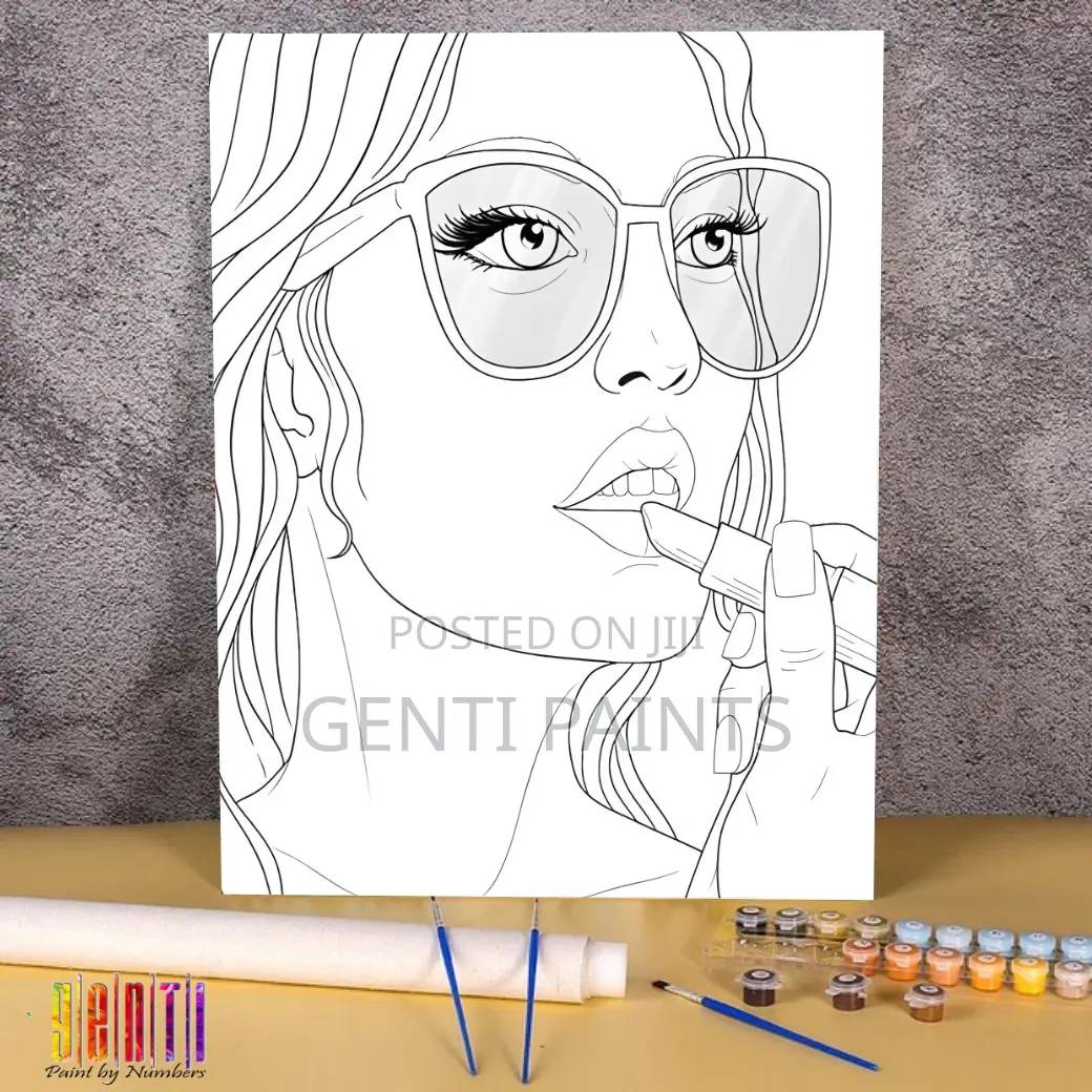 Pre Drawn Canvas 40x30 Paint by Numbers
