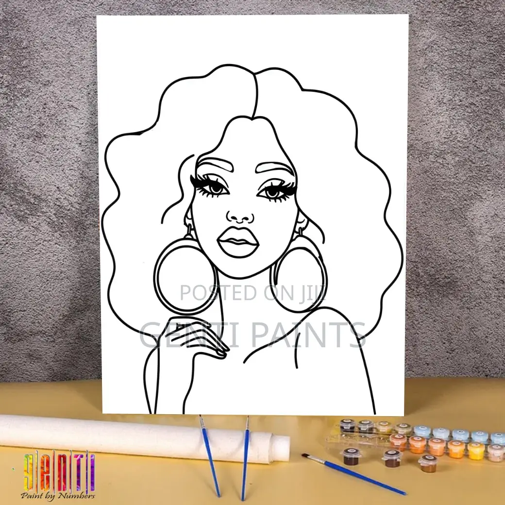 Pre Drawn Canvas 40x30 Paint by Numbers
