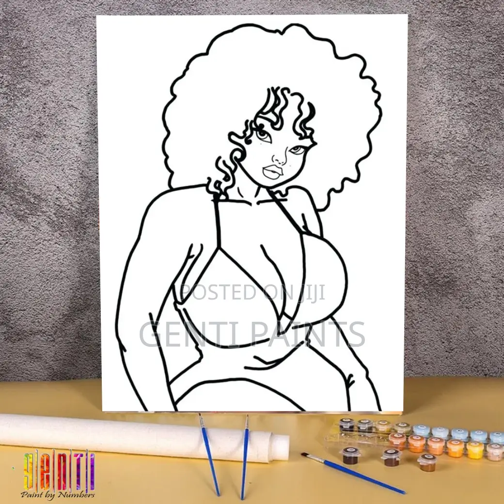 Pre Drawn Canvas 40x30 Paint by Numbers