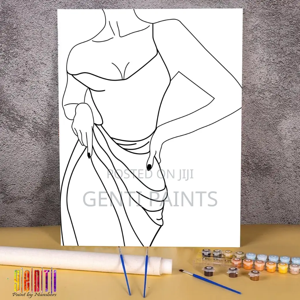 Pre Drawn Canvas 40x30 Paint by Numbers