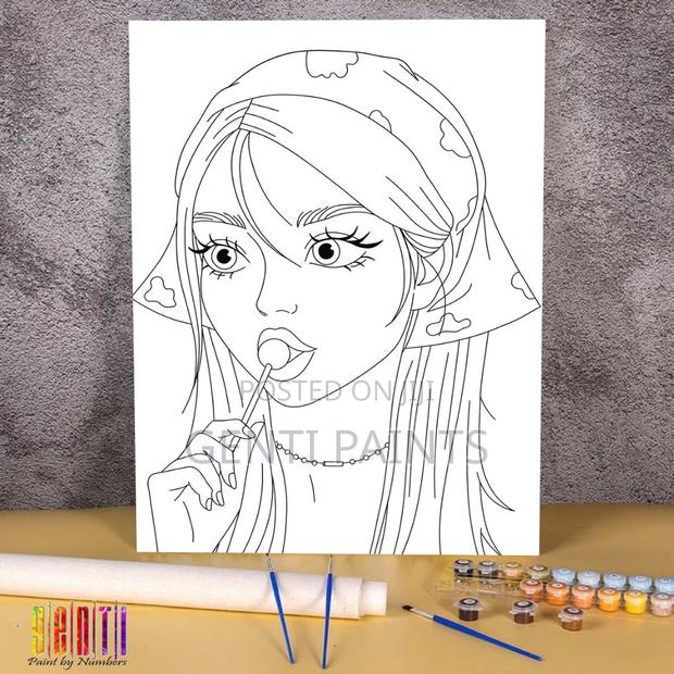Pre Drawn Canvas 40x30 Paint by Numbers - thumbnail 12