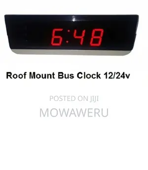 Bus or Mini Bus Roof Mount Clock 12/24v