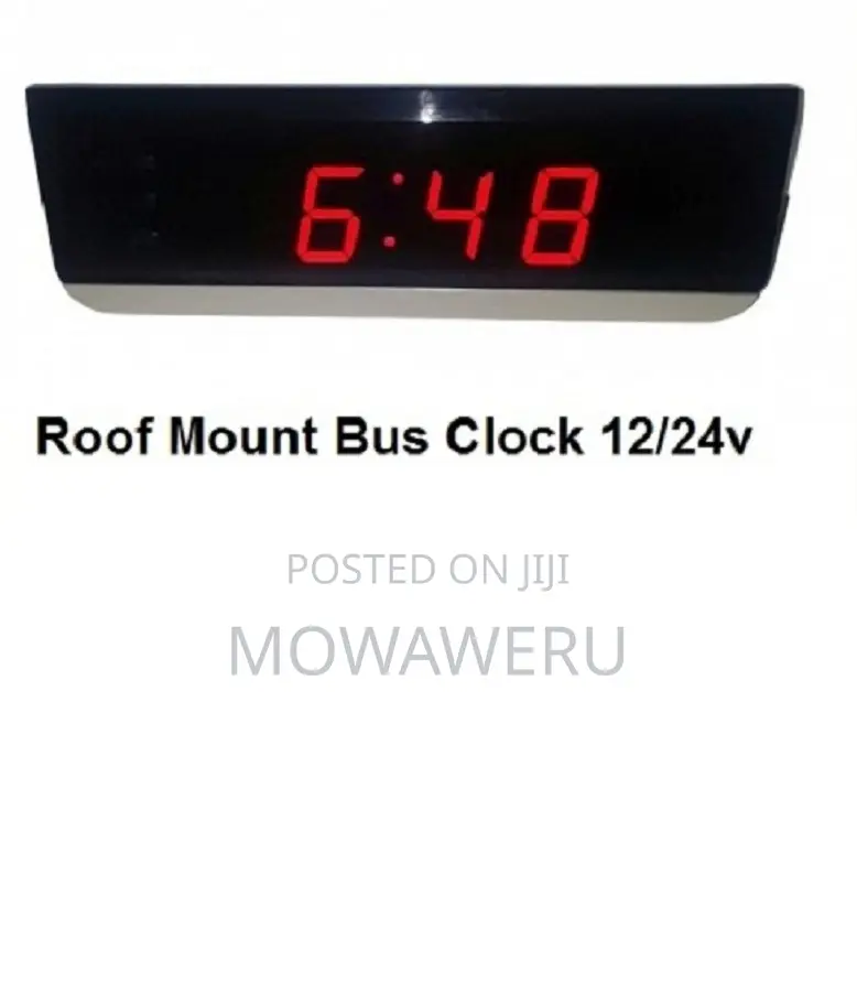 Bus or Mini Bus Roof Mount Clock 12/24v