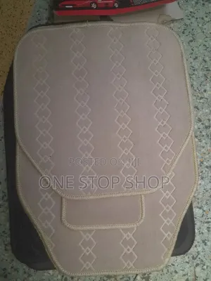 5pc Baije Woolen Diamond Pattern Stitched Design Washable Car Mats