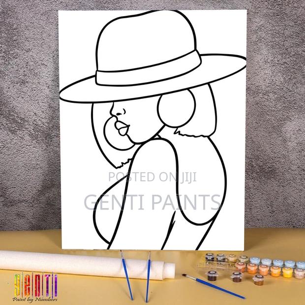 True Love - Pre Drawn Canvas 40x30 With Acrylic Colors and Brushes - thumbnail 6