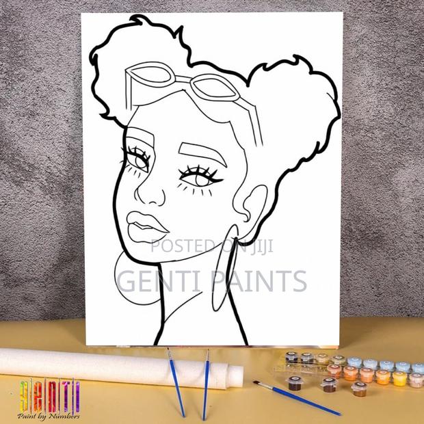 True Love - Pre Drawn Canvas 40x30 With Acrylic Colors and Brushes - thumbnail 7