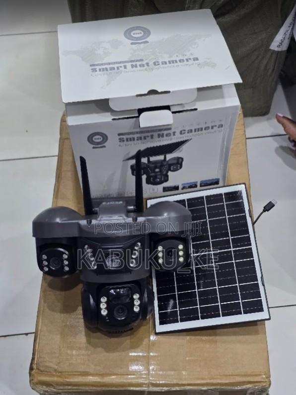 Triple Lens 4g Solar Security Camera - Waterproof + Night Vision
