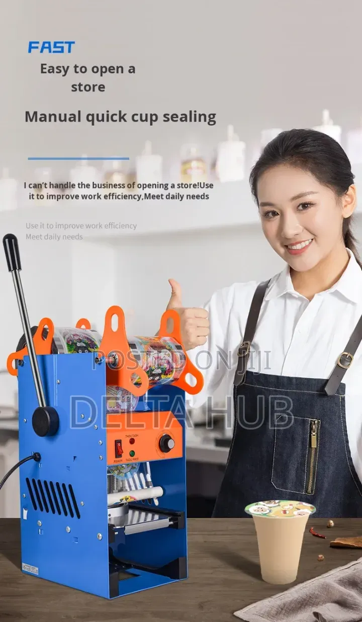 Lever Operated Bubble Tea Sealer Machine